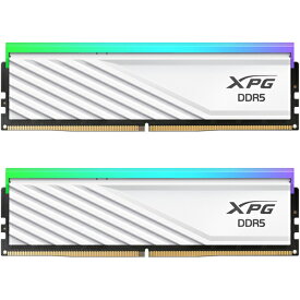ADATA XPG LANCER BLADE RGB White DDR5-6000MHz U-DIMM 16GB×2 30-40-40 DUAL T(AX5U6000C3016G-DTLAB) 取り寄せ商品