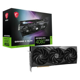 MSI （正式型番：GeForce RTX 4080 SUPER 16G GAMING X SLIM） GeForce RTX 408 取り寄せ商品