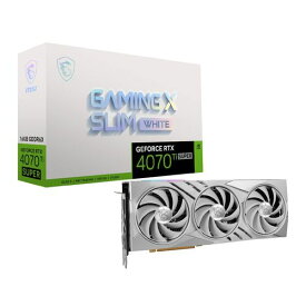 MSI （正式型番：GeForce RTX 4070 Ti SUPER 16G GAMING X SLIM WHITE） GeForc(4070TI SUPER 16G GAM) 目安在庫=○