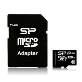 Silicon　Power 128GB microSDXC Class10 UHS-1対応(SP Elite UHS-1)(SP128GBSTXBU1V10SP) 目安在庫=△