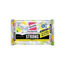 花王（kao） クイックル立体吸着ウエットシートストロング レモン 12枚(4901301378804) 取り寄せ商品