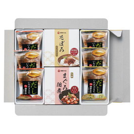 柳屋本店 食卓の彩 たまごスープ・みそ汁・佃煮詰合せ(22432809) 取り寄せ商品
