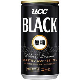 UCC上島珈琲 UCC BLACK無糖 (185g×6缶)×5個(4901201206504 x5) 取り寄せ商品