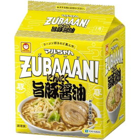 東洋水産 マルちゃんZUBAAAN 旨豚醤油 3食（27個）(4901990514118 x27) 取り寄せ商品