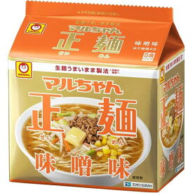 東洋水産 マルちゃん正麺味噌味108g＊5食（18個）(4901990513081 x18) 取り寄せ商品