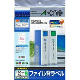 エーワン a-one a1 31421 ファイル背ラベル5面 目安在庫=○