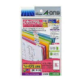 エーワン a-one a1 29320 インデックスラベル インクジェット光沢9面 ハガキサイズ 取り寄せ商品
