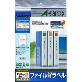 エーワン a-one a1 31423 ファイル背ラベル8面 目安在庫=△