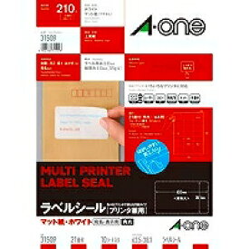 エーワン a-one a1 31509　マルチプリンタラベル紙ラベルA4判 21面 角丸 取り寄せ商品