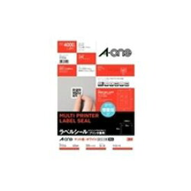 エーワン a-one a1 ラベルシール[プリンタ兼用] マット紙・ホワイト A4 40面 四辺余白 角丸(QRコード用) 100シート TA31554 目安在庫=△