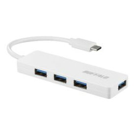 バッファロー BSH4U120C1WH USB3.1(Gen1) TypeC4ポート バスパワーハブ ホワイト 取り寄せ商品