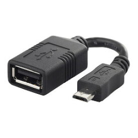 バッファロー USB(microB to A)変換アダプター ブラック BSMPC11C01BK 取り寄せ商品