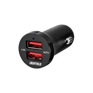 バッファロー BSMPS3402P2BK DCチャージャー 3.4A 2ポート ブラック 取り寄せ商品