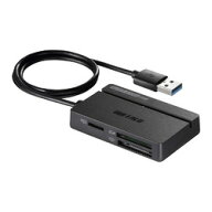 バッファロー BSCR100U3BK USB3.0 マルチカードリーダー スタンダード ブラック 目安在庫=△