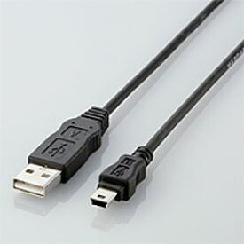 エレコム 環境対応USB2.0ケーブル(A：ミニBタイプ) 3.0m　USB-ECOM530 メーカー在庫品
