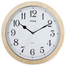 ノア MAG(マグ) 置き時計・掛け時計 ベージュ 30.0×30.0×4.8cm W-702N-Z 取り寄せ商品