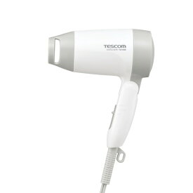 TESCOM テスコム TESCOM ヘアドライヤー 折りたたみ 軽量 コンパクト スリットフード 3段階【DRY-CO(TD105B-W) メーカー在庫品