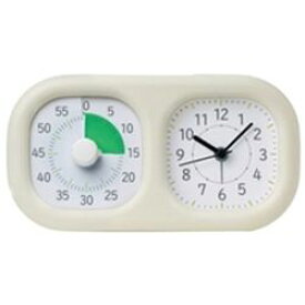 ソニック 時っ感タイマー トキ・サポ 時計プラス 時間の経過を実感　アイボリー(LV-3521-I) 目安在庫=○