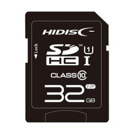 HIDISC SDHCカード 32GB CLASS10 UHS-1対応(HDSDH32GCL10UIJP3) 目安在庫=○