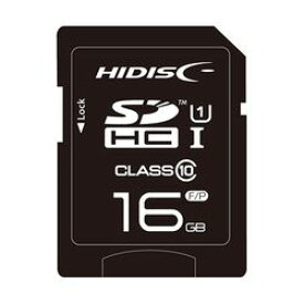 HIDISC SDHCカード 16GB CLASS10 UHS-1対応 超高速転送 Read70(HDSDH16GCL10UIJP3) 目安在庫=○