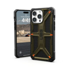 Urban　Armor　Gear iPhone 15 Pro Max用ケース MONARCH（ケブラーエレメントグリーン）(UAG-IPH23LA-P-KG) 取り寄せ商品
