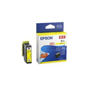 エプソン EPSON インクカートリッジ/カニ イエローL(増量)(KNI-Y-L) 目安在庫=△