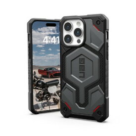 Urban　Armor　Gear iPhone 15 Pro Max用ケース MONARCH PRO（ケブラーシルバー）(UAG-IPH23LA-PMS-KS) 取り寄せ商品