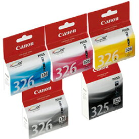 純正品 Canon キャノン 【純正インクセット】 BCI-326(C/M/Y/GY) 各1個＋BCI-325PGBK 1個の計5個 (canoninkset-23) 取り寄せ商品