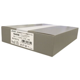 エーワン a-one a1 出品者向け商品ラベルFBA対応 キレイにはがせるマット紙白 A4 24面 1箱(300シート)(80331) 取り寄せ商品