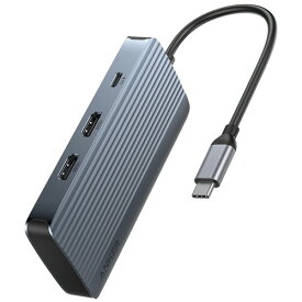 アンカージャパン ANKER USB-C ハブ(7-in-1 PD対応) グレー 1個(A83740A2) 目安在庫=○
