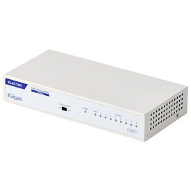 エレコム ELECOM Giga対応スイッチングハブ(金属筐体/電源内蔵) 8ポート ホワイト 1セット(3台)(4549550399739 x3) 目安在庫=○