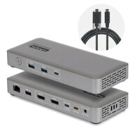 StarTech．com USB4ドック/2画面/4K144Hz DP/100W PD/USBハブ/2.5G LAN(208N-USB4-DOCK) 目安在庫=△