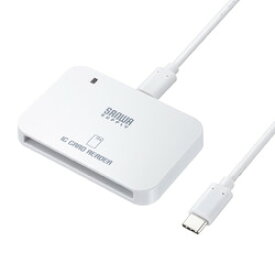 【P5S】サンワサプライ 接触型ICカードリーダライタ(確定申告・マイナンバーカード対応)(ADR-MNICU4) メーカー在庫品