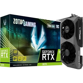 【中古】ZOTAC GAMING GeForce RTX 3070 Twin Edge OC グラフィックスボード ZT-A30700H-10P VD7416 [商品状態　可](4537694287272)