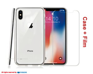 �y���������z �R���v���X(Compras�{) i-Fit (�A�C-�t�B�b�g) for iPhone X (�e��) Simple Skin Case (�P�[�X) + Screen Film (�t�B����) �y5.8inch�z�y�A�b�v�� �A�C�t�H�� �g�ѓd�b �X�}�[�g�z�� 10 �X�L���P�[�X 