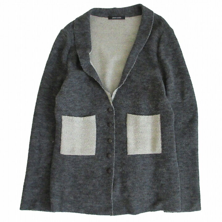 楽天市場】pierre cardin ピエールカルダン ショールカラー ニット 
