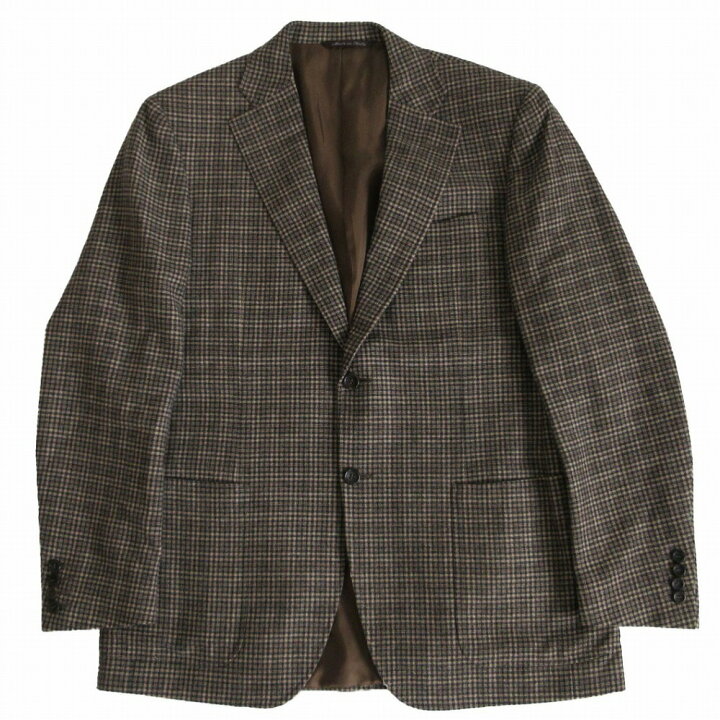 楽天市場】CANALI カナーリ 千鳥柄 チェック柄 カシミヤ混 テーラード 