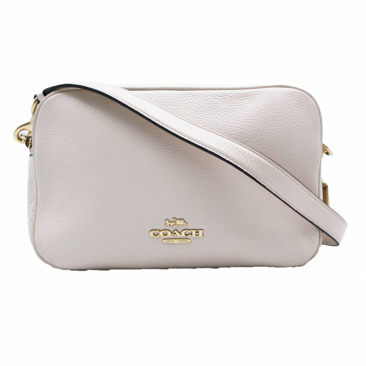 COACH コーチ ウィロウ カメラバッグ 2way Wジップ レザー ホワイト 