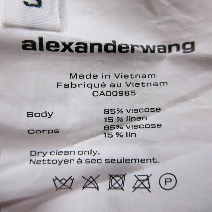 楽天市場】alexanderwang.t アレキサンダーワン リネン混 ボーダー柄 