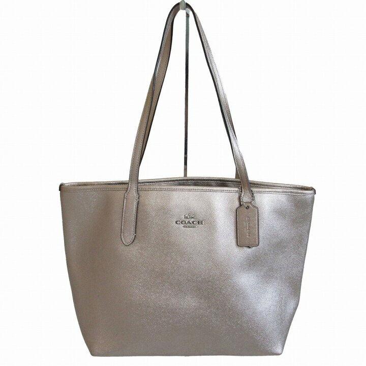 楽天市場】COACH コーチ F88067 シャンパンゴールド トートバッグ 