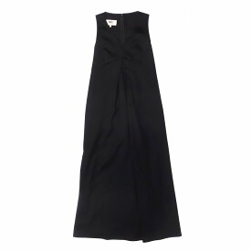 MM6 Maison Margiela エムエムシックス メゾン マルジェラ ジャンプスーツ ノースリーブ オールインワン サロペット 36 S 黒 【中古】