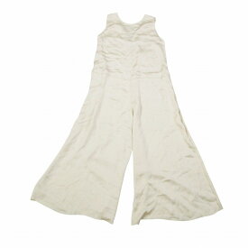 ETRE TOKYO エトレトウキョウ 1222330067 22SS フレアオールインワン サロペット ライトベージュ サイズM レディース 【中古】