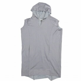 MM6 MAISON MARTIN MARGIELA エムエムシックス メゾンマルタンマルジェラ フーディッドノースリーブワンピース 1 S グレー 【中古】