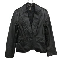 23区 レザージャケット テーラードジャケット 黒 羊革 40 C5712 楽天 