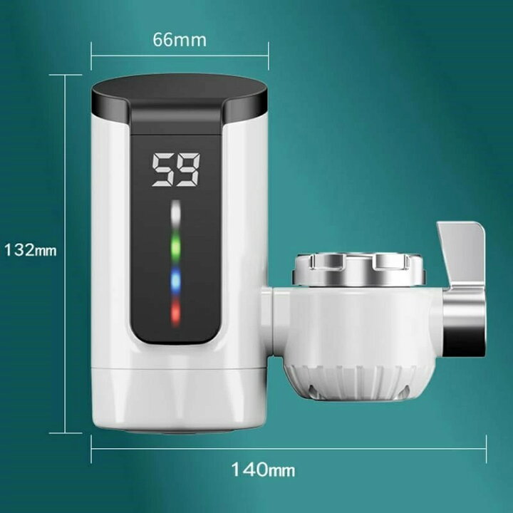 楽天市場】電気温水蛇口 電気給湯器 LCD温度表示電気温水器 電気温水 