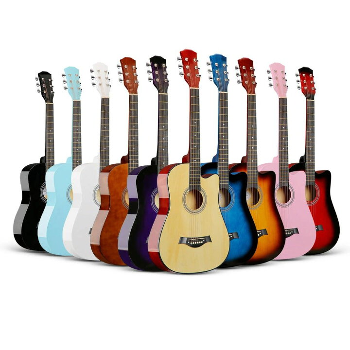 楽天市場】初心者38インチ アコギ かわいい おしゃれ 弦 ケース 初心者  