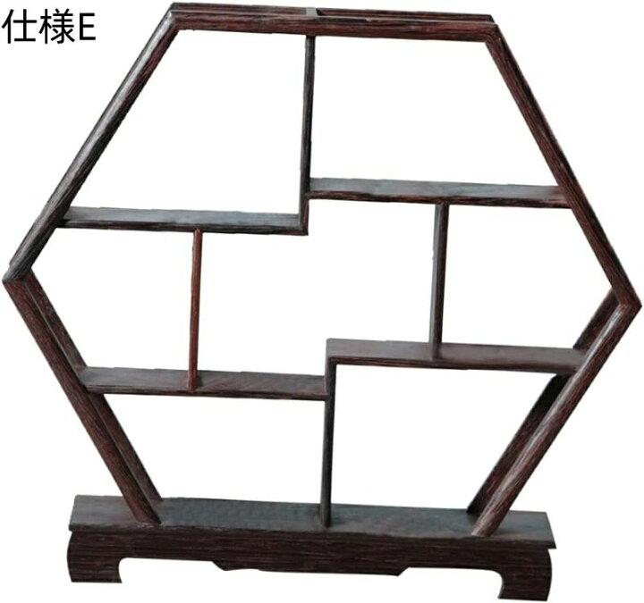 楽天市場】シノワズリ 中国風 珍品棚 木製 丸型 ディスプレイラック 