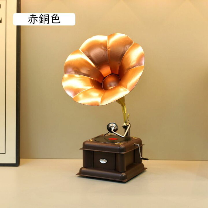 楽天市場】オルゴール 蓄音機 オブジェ インテリア 工芸品 レトロ 