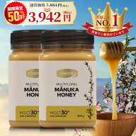 ＼マラソン期間中50%オフ／ マヌカハニー はちみつ コンビタ MGO 30+ 500g 2個セット マヌカ マルチフロ…