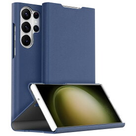 Galaxy S23 Ultra ケース 手帳型 薄型 スリム 手帳 レザー カバー マグネット 式 手帳型ケース カード 収納 スタンド [ SC-52D / SCG20 Samsung GalaxyS23Ultra ギャラクシーS23ウルトラ GalaxyS23ウルトラケース ギャラクシーS23ウルトラケース 対応 ] araree Bonnet Stand